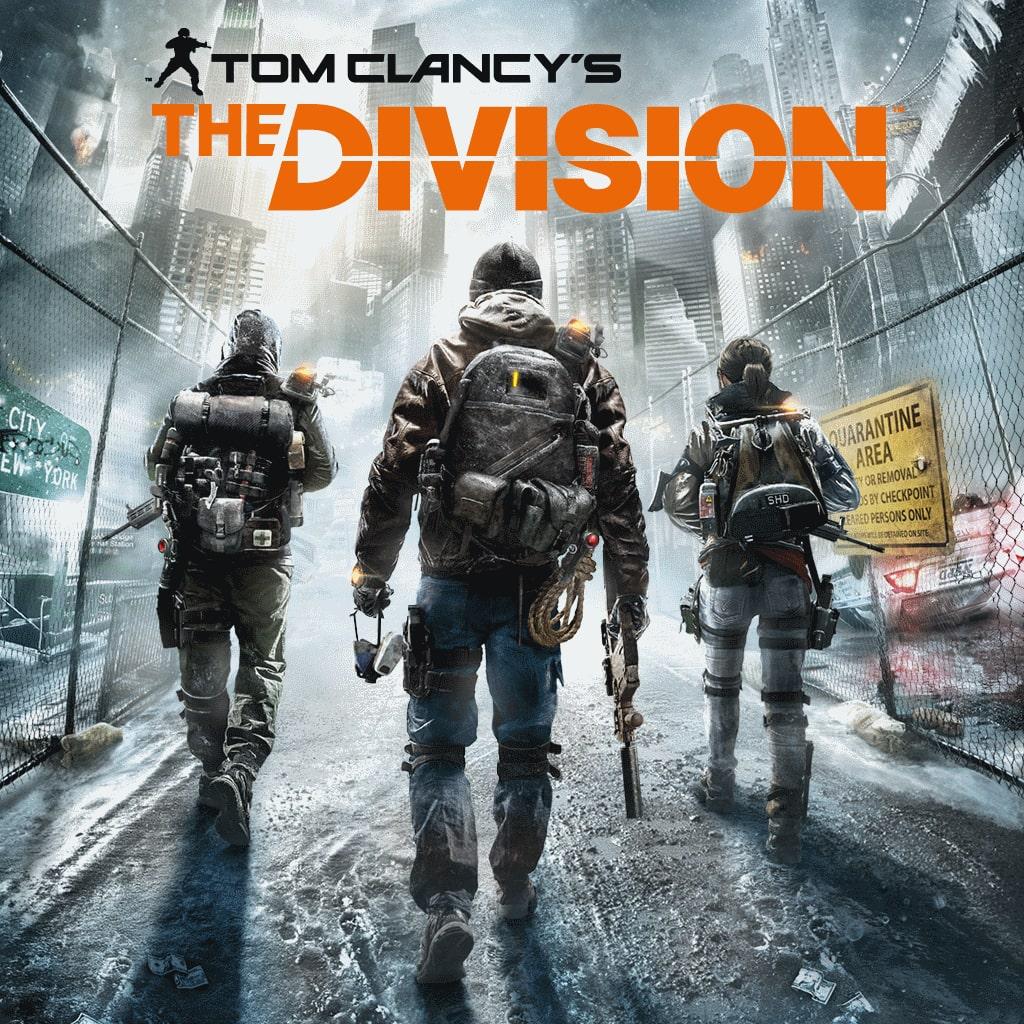 TOM CLANCY'S THE DIVISION — обложка игры для PS4