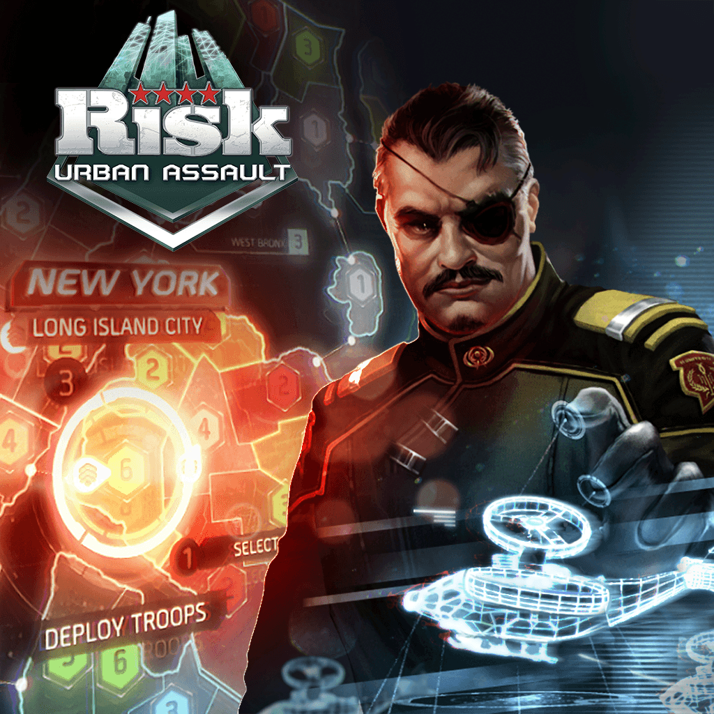 Risk Urban Assault — обложка игры для PS4