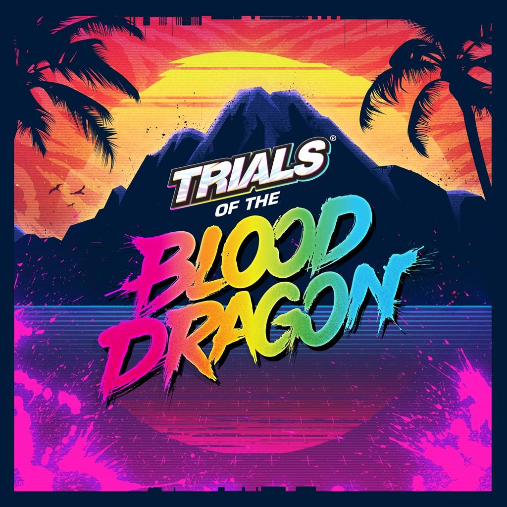 Trials of the Blood Dragon — обложка игры для PS4