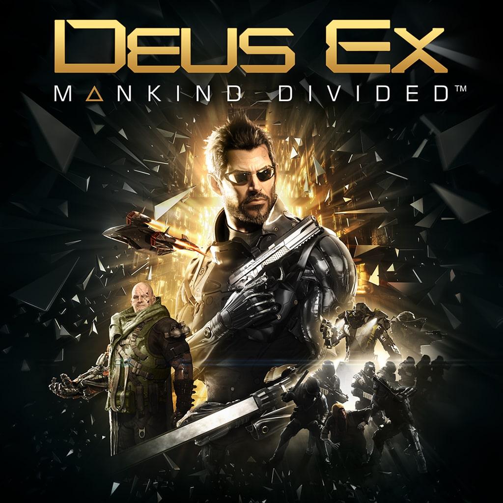 Deus Ex: Mankind Divided — обложка игры для PS4