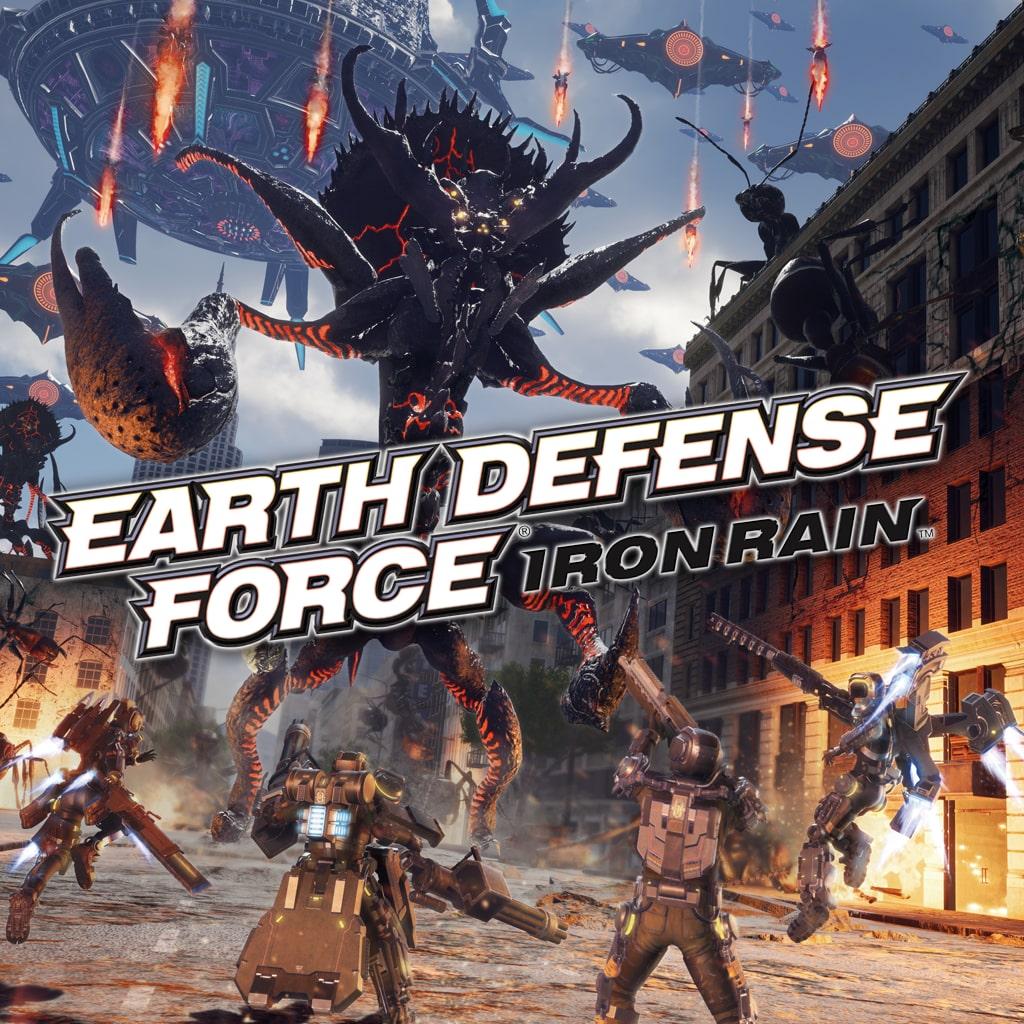 EARTH DEFENSE FORCE: IRON RAIN — обложка игры для PS4