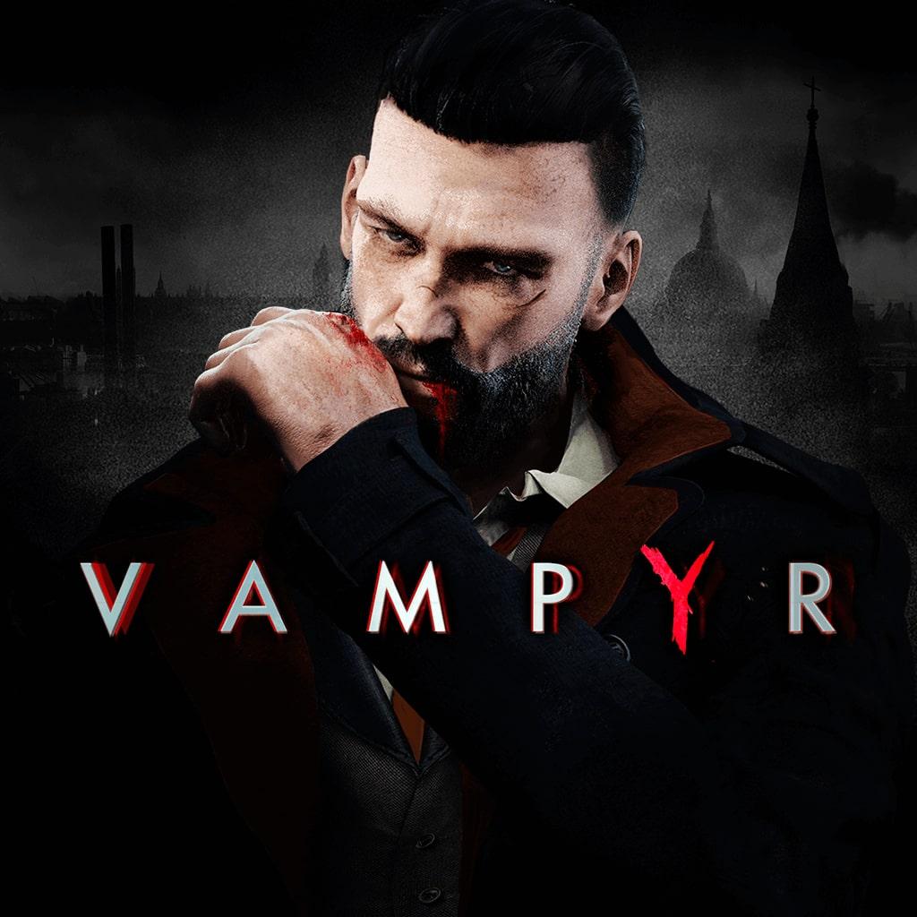Vampyr — обложка игры для PS4