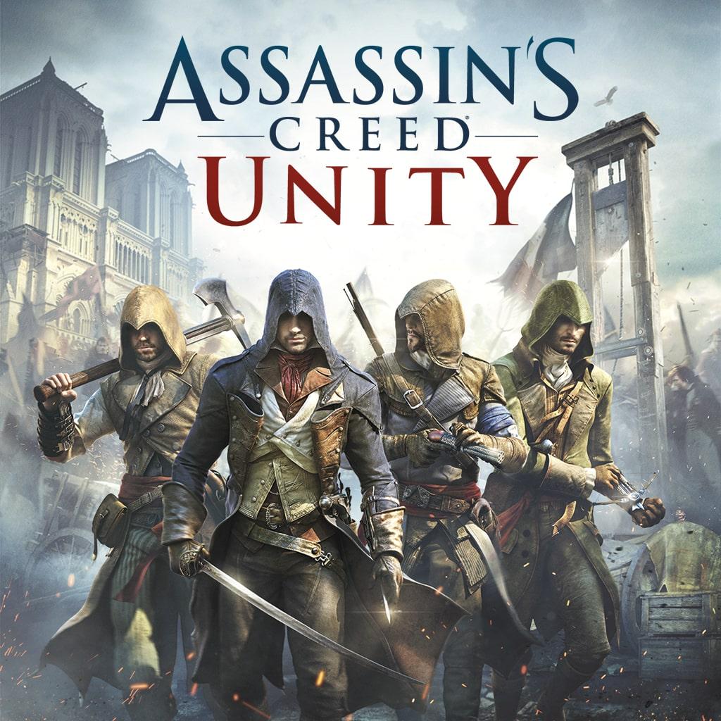 Assassin's Creed Unity — обложка игры для PS4