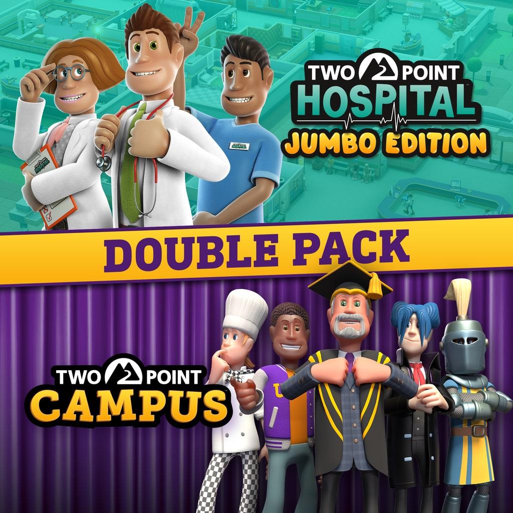 Two Point Hospital and Two Point Campus Double Pack — обложка игры для PS4/PS5