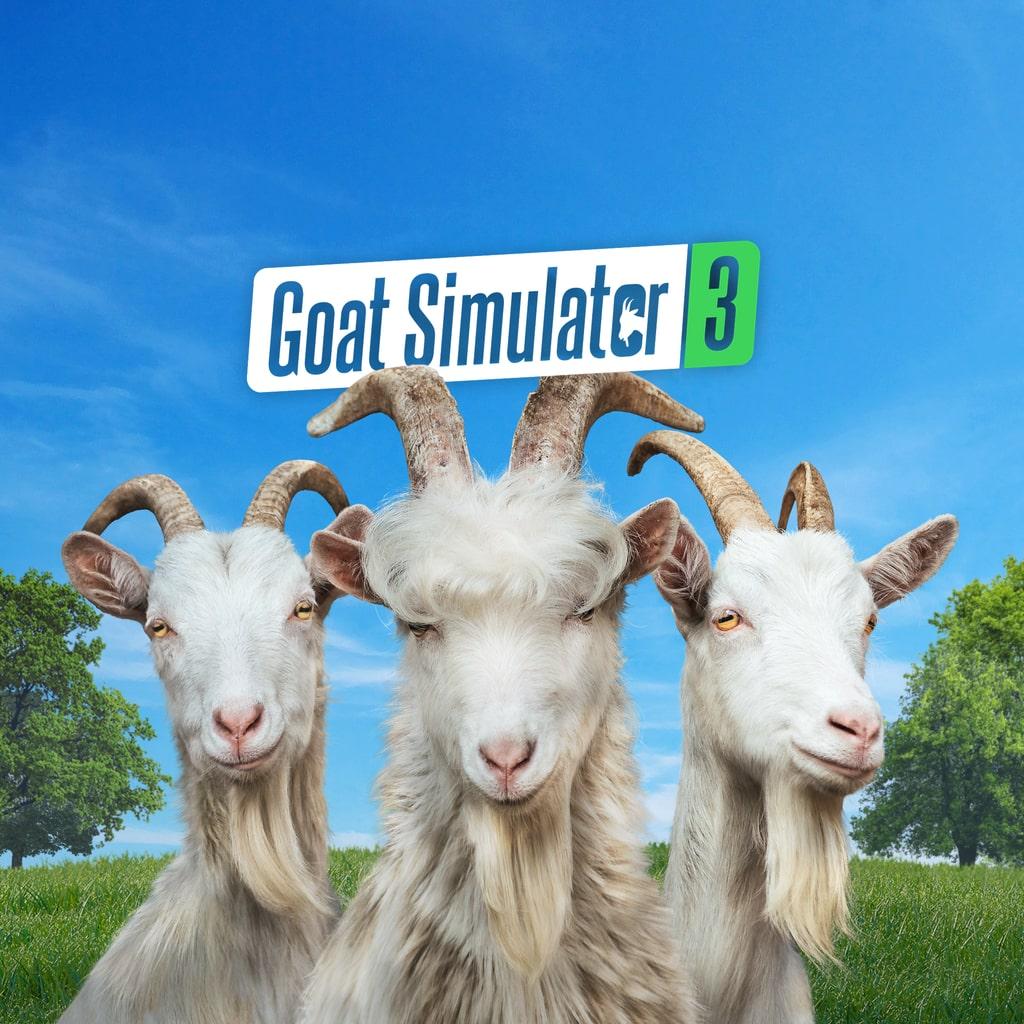 Goat Simulator 3 — обложка игры для PS4/PS5