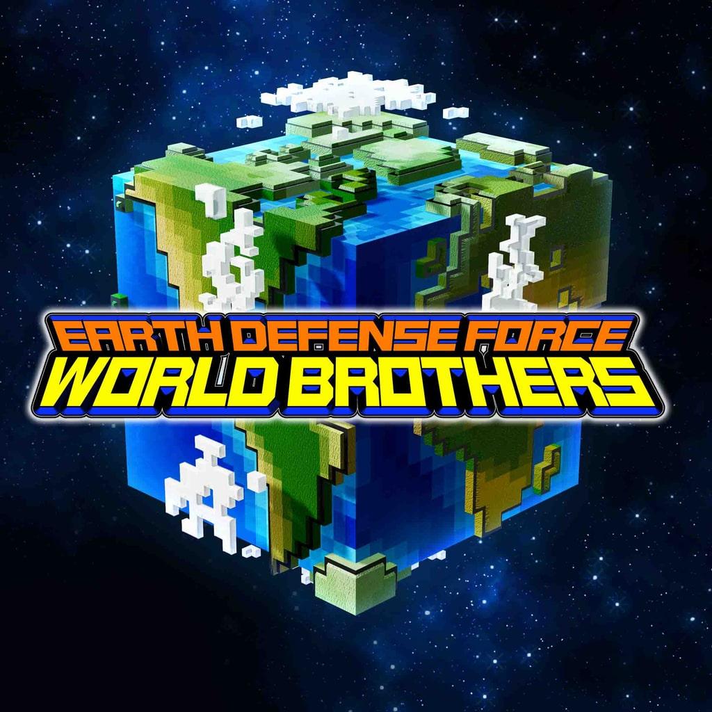 EARTH DEFENSE FORCE:WORLD BROTHERS — обложка игры для PS4