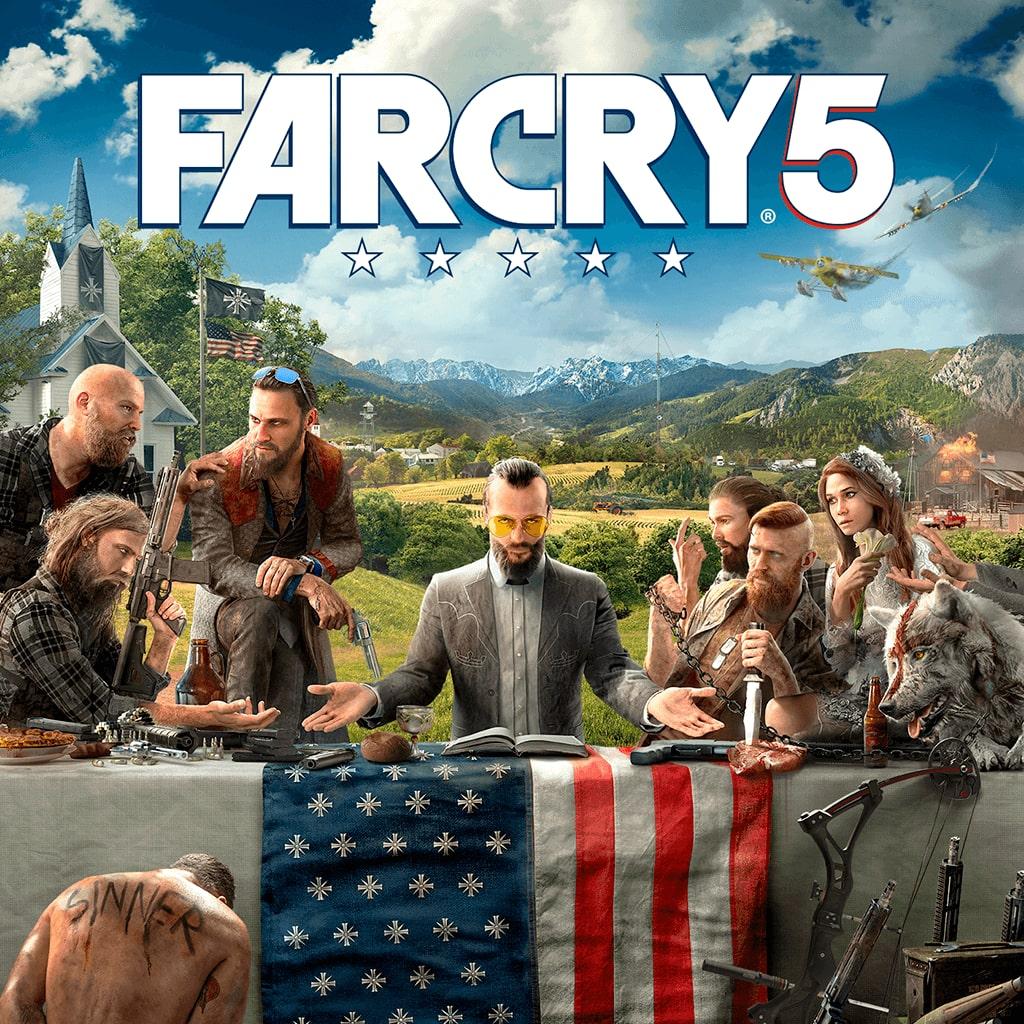 Far Cry 5 Far Cry 5 — обложка игры для PS4