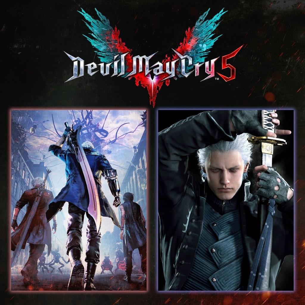Devil May Cry 5 + Vergil Devil May Cry 5 + Vergil — обложка игры для PS4
